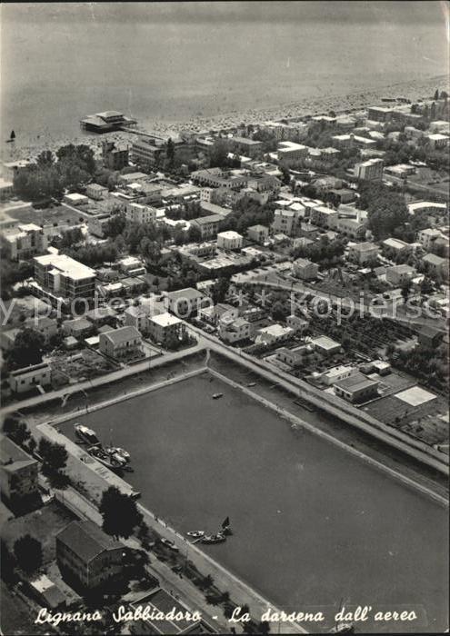 Lignano Sabbiadoro Fliegeraufnahme