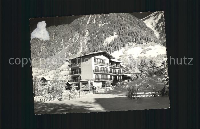 Bad Hofgastein Kurhaus Alpenhof