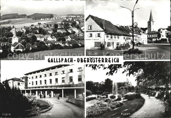 Gallspach Panorama Zeileninstitut Kurpark Hauptplatz