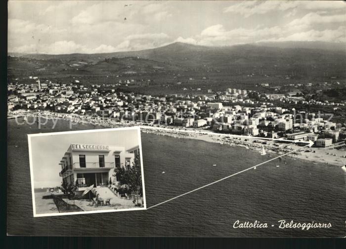 Cattolica Rimini Fliegeraufnahme Belsoggiorno