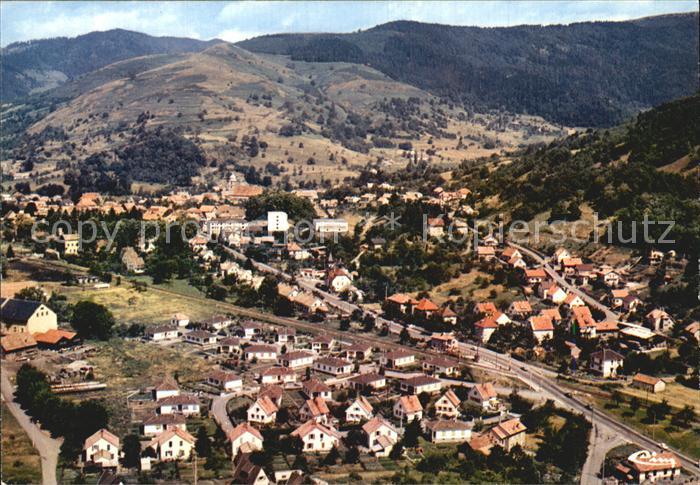 Saint-Amarin Haut Rhin Alsace Fliegeraufnahme