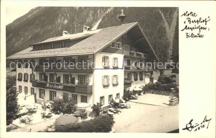Mayrhofen Zillertal Hotel Berghof