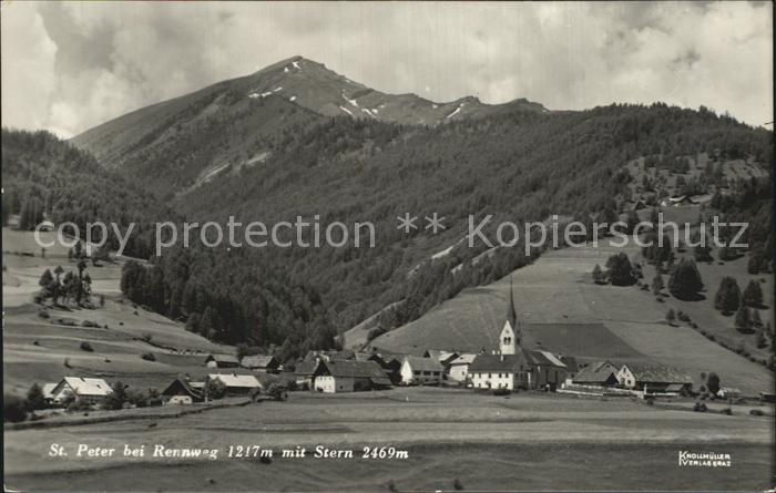 Rennweg Katschberg St. Peter Stern