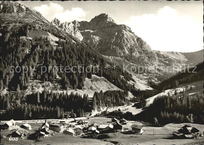 Baad Mittelberg Kleinwalsertal Widderstein