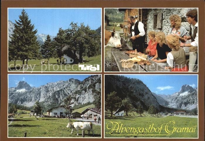 Pertisau Achensee Alpengasthof Gramai Vespertafel Panorama