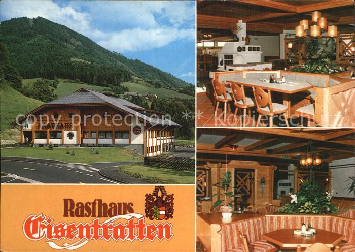 Gmuend Kaernten Rasthaus Eisentratten Gaststube