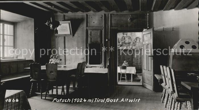 Patsch Gast. Altwirt