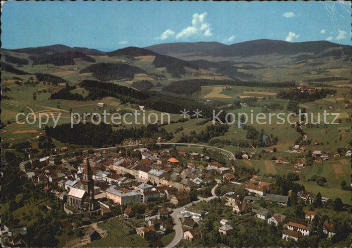 Haslach Muehl Fliegeraufnahme Pfarrkirche