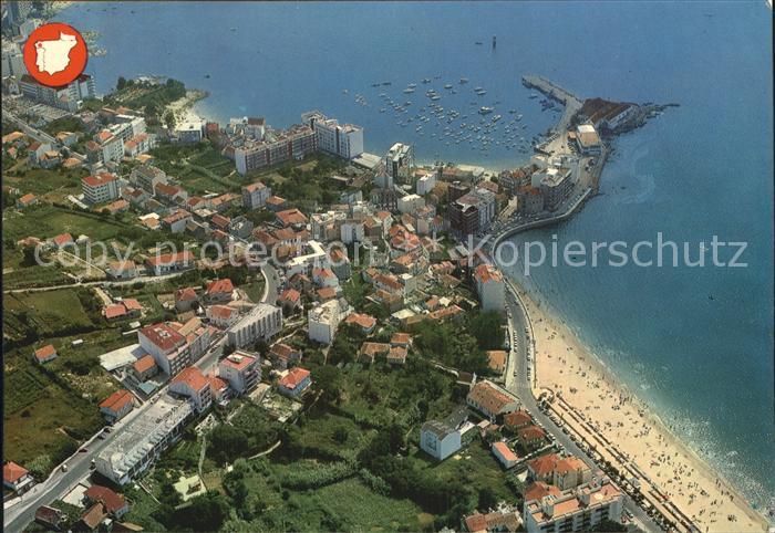 Sangenjo Sanxenxo Fliegeraufnahme