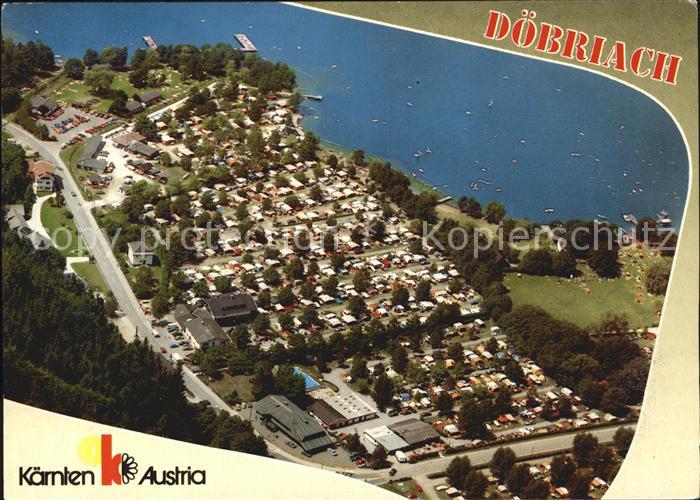 Doebriach Millstaettersee Camping Brunner Fliegeraufnahme