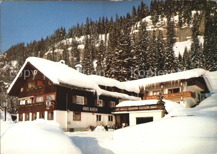 Hirschegg Kleinwalsertal Vorarlberg Gaestehaus Haus Kueren