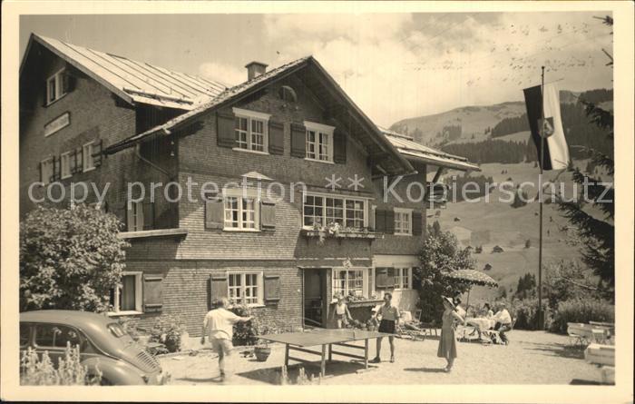 Hirschegg Kleinwalsertal Vorarlberg Cafe Pension Schuster