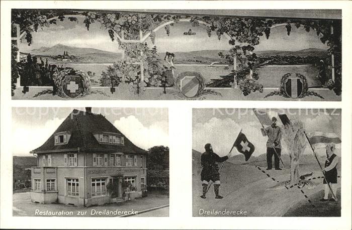 Friedlingen Restauration zur Dreilaenderecke