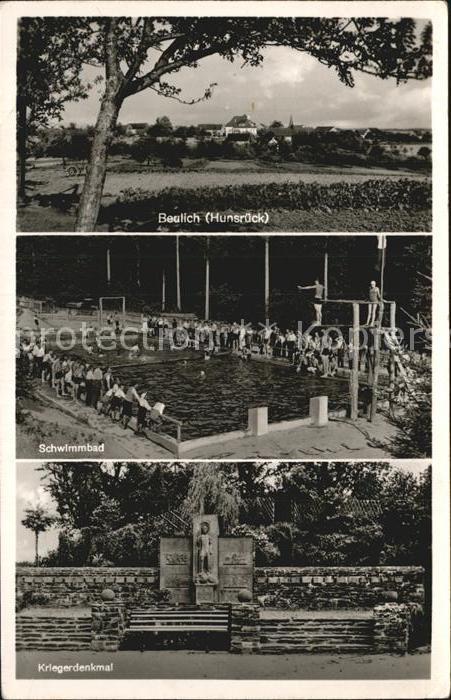 Beulich Schwimmbad Kriegerdenkmal