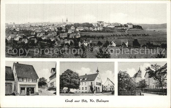Bitz Wuerttemberg Panorama Gemischtwaren Ebner Rathaus Kirche