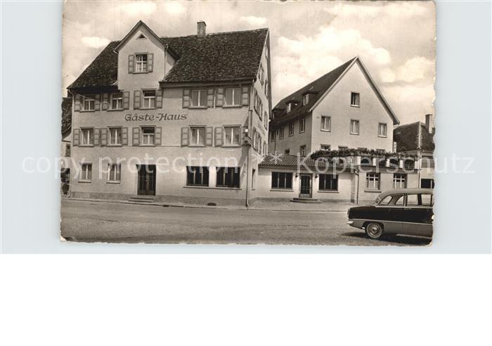 Buchau Federsee Bad Gasthof Metzgerei Zum Kreuz