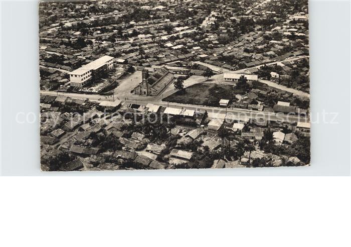 Douala Quartier de New Bell Fliegeraufnahme