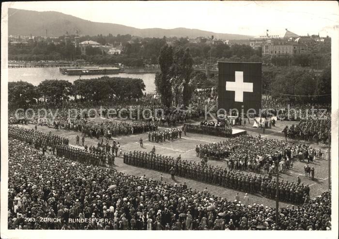 Zuerich ZH Bundesfeier 1934