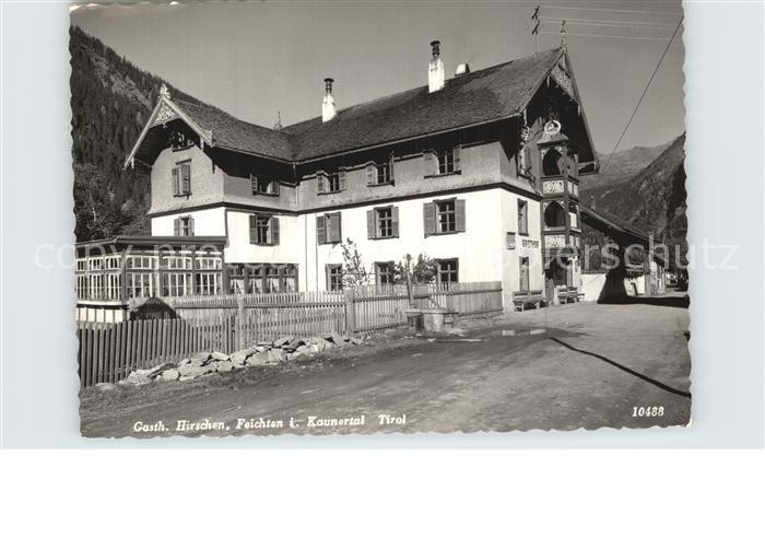 Feichten Kaunertal Gasthaus Hirschen