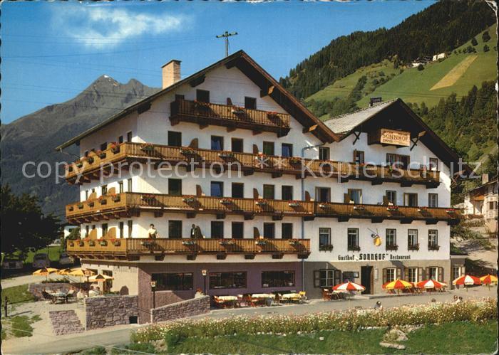 Neustift Stubaital Tirol Gasthof Sonnhof