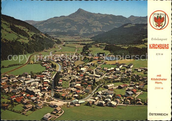 Kirchberg Tirol Kitzbueheler Horn Fliegeraufnahme