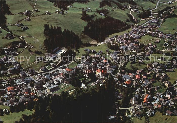 Ortisei St Ulrich Fliegeraufnahme