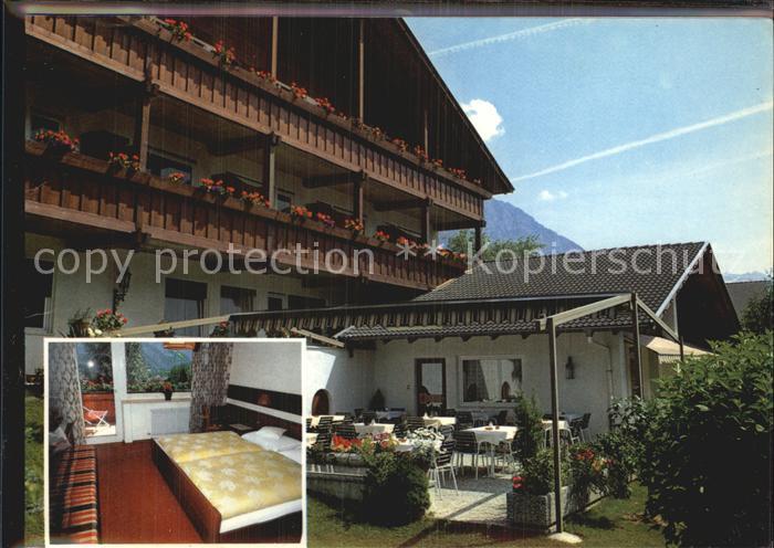 Partschins Parcines Pension Lahn Aufklappkarte