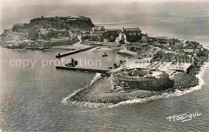 Senegal Fliegeraufnahme Ile de Gorée