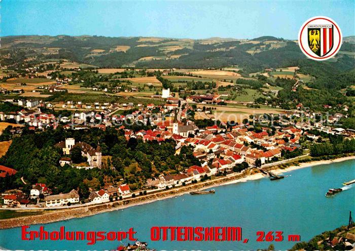 Ottensheim Fliegeraufnahme mit Schloss