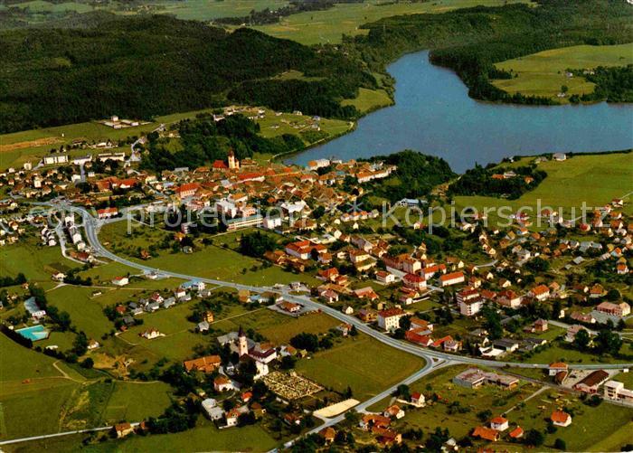 Voelkermarkt Fliegeraufnahme mit Stausee
