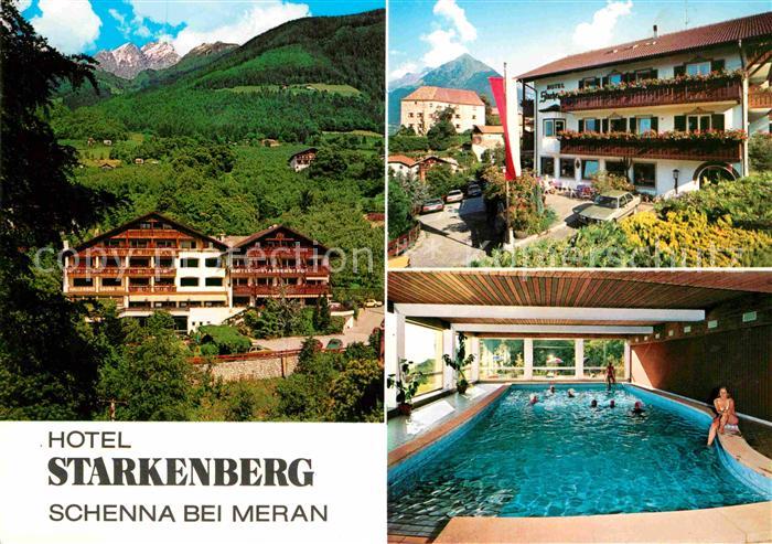 Schenna Meran Hotel Starkenberg mit Schwimmbad