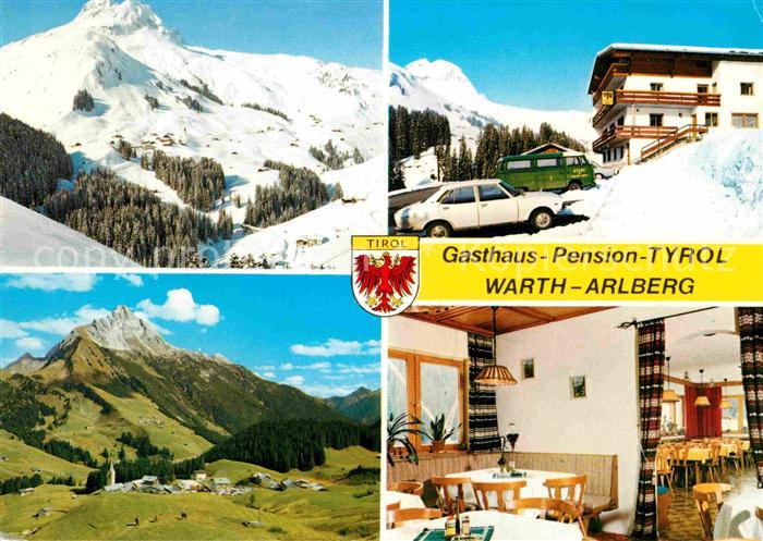 Warth Vorarlberg Gasthaus Pension Tyrol