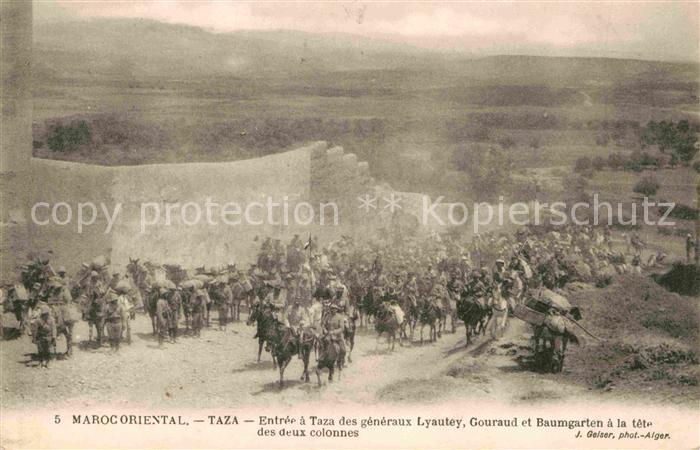 Taza Maroc Soldaten