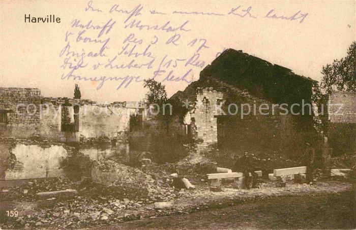 Harville Zerschossenes Haus