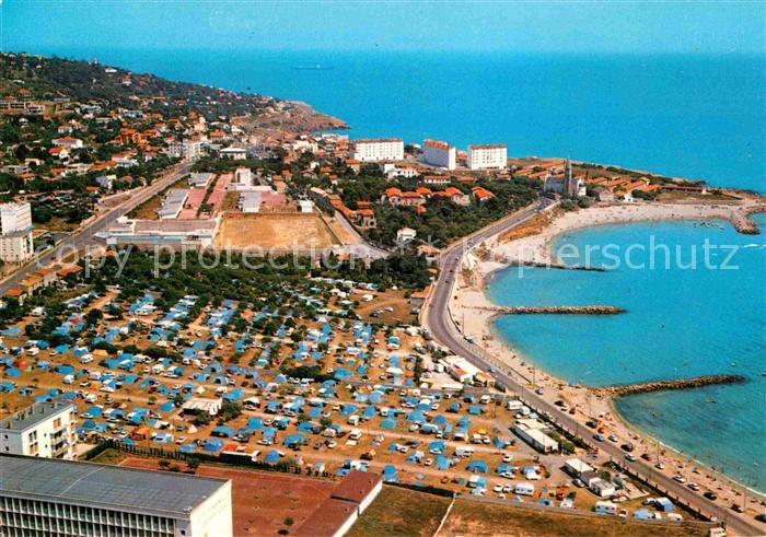 Sete Herault Fliegeraufnahme Strand