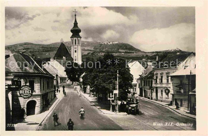 Grinzing Wien Strassenpartie