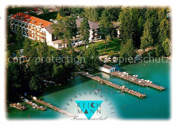 St Kanzian Klopeiner See Fliegeraufnahme Terrassenhotel Reichmann