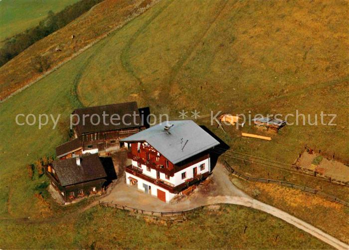 Rauris Fliegeraufnahme Ferien auf dem Bauernhof Burgsteiner