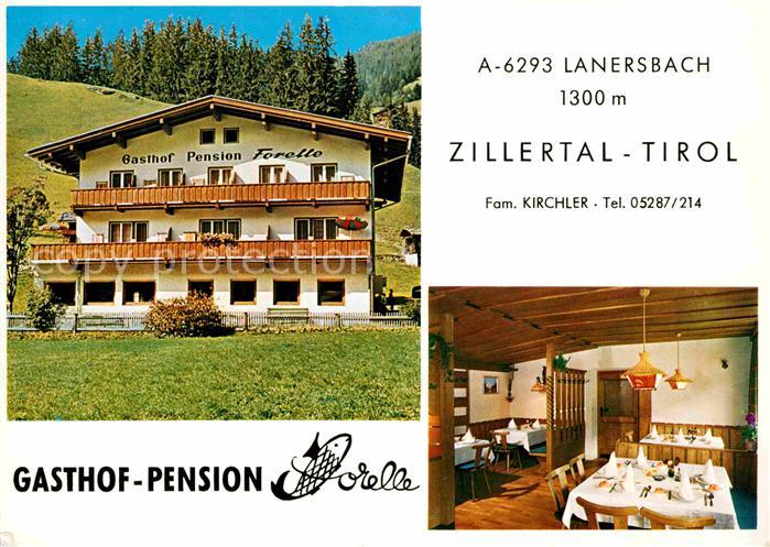 Lanersbach Gasthaus Pension Forelle