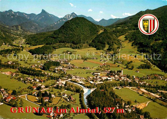 Gruenau Almtal Fliegeraufnahme