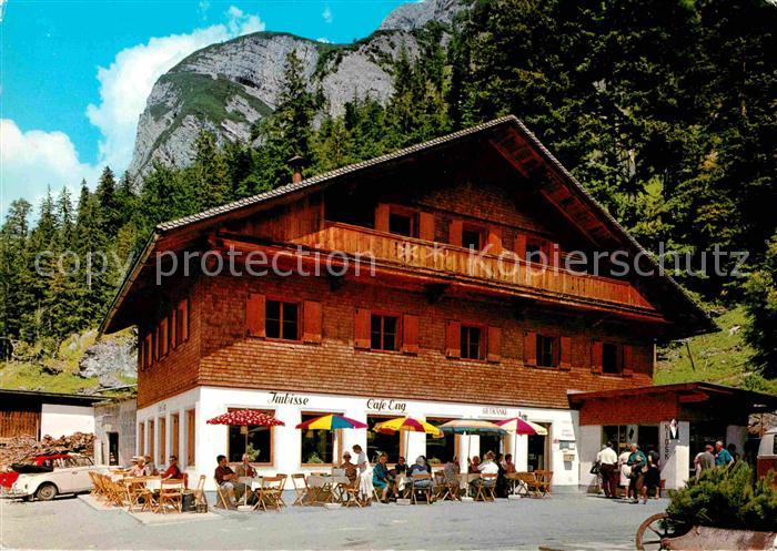 Hinterriss Tirol Gaestehaus Cafe Eng