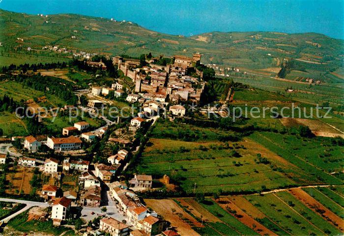 Gradara Pesaro Fliegeraufnahme