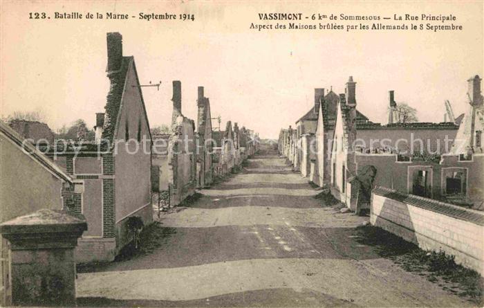 Vassimont-et-Chapelaine Bataille de la Marne