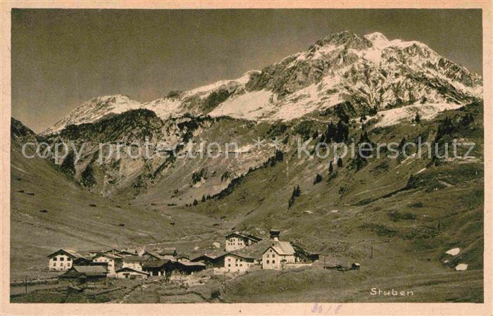 Stuben Vorarlberg mit Trittkopf