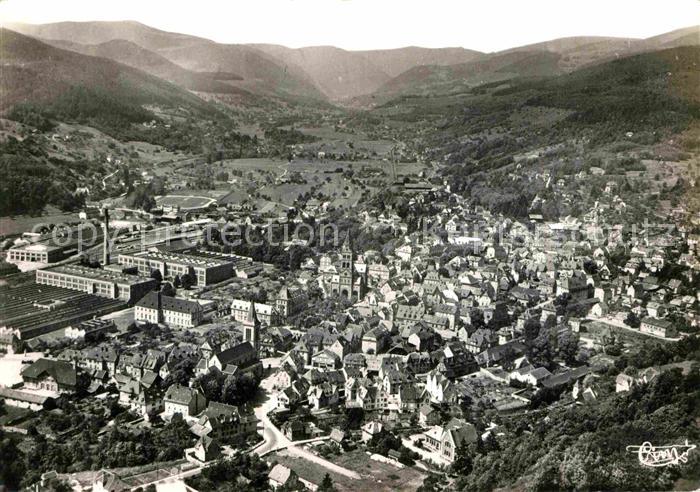 Munster Haut Rhin Elsass Fliegeraufnahme