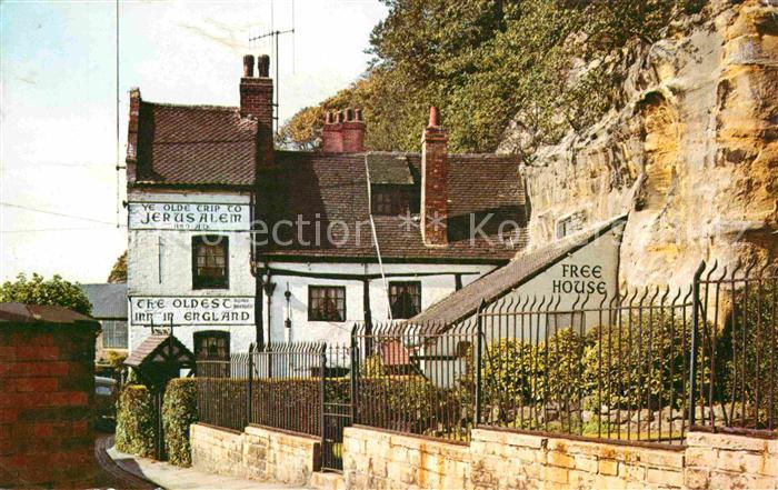 Nottingham UK Ye olde crip to Jerusalem