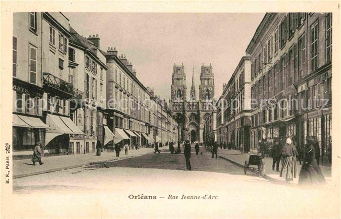 Orleans Loiret Rue Jeanne-d Arc