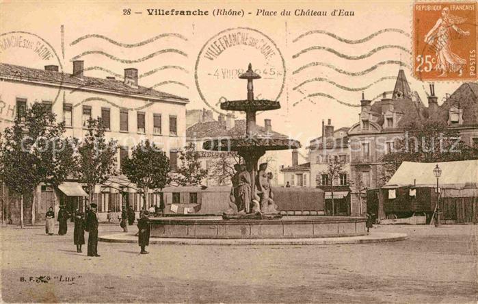 Villefranche-sur-Saone Place du Chateau Eau