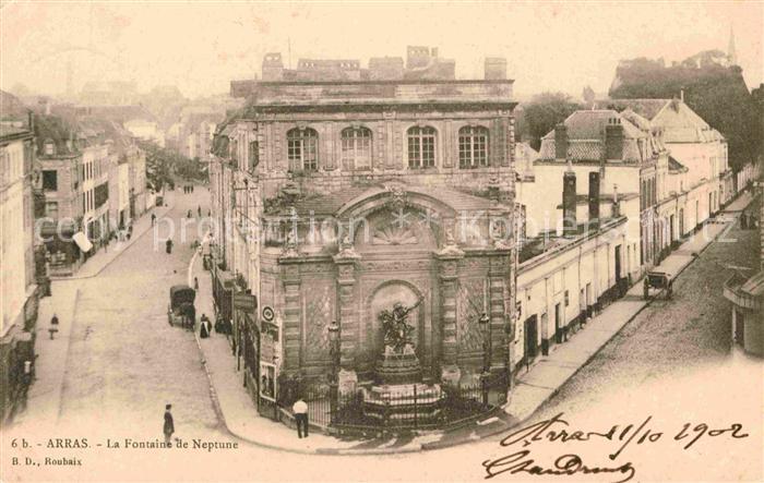 Arras Pas-de-Calais Fontaine de Neptune