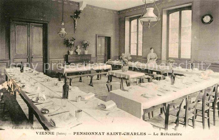 Vienne Isere Pensionnat Saint-Charles Refectoire